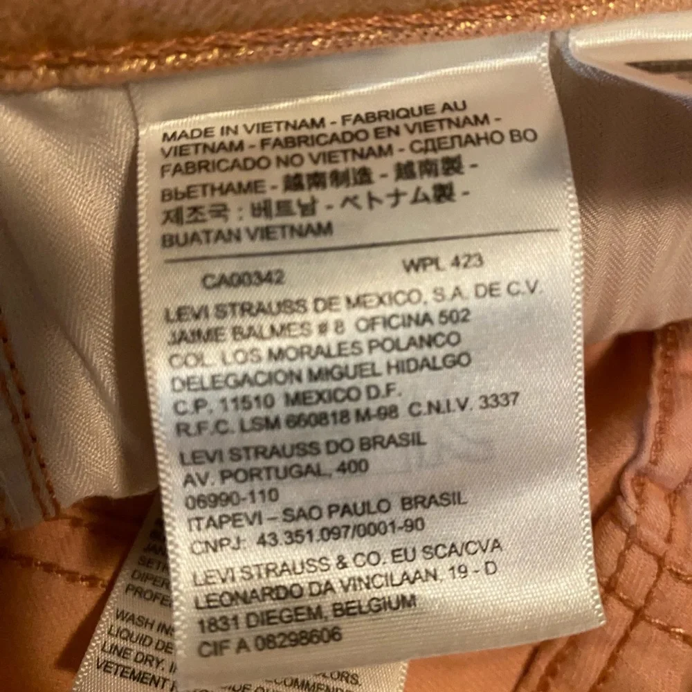 Levi’s Modern Rise Skinny Size 28  Demi Curve women’s Jeans NWOT - Picture 9 of 10